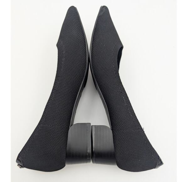 Anne Klein Black Suede Kitten Heels - Picture 6 of 11